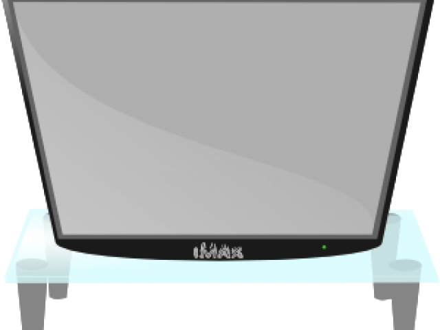 Tv Clipart Large Screen - Clip Art - Png Download (640x480), Png Download