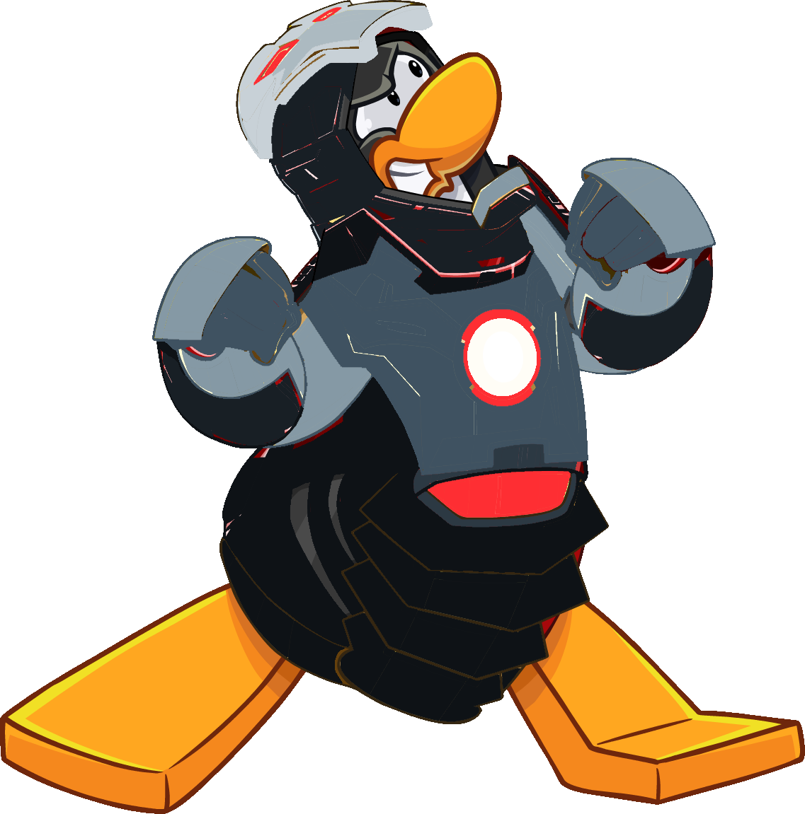 Iron Man Clipart Lego - Club Penguin Iron Man - Png Download (1137x1151), Png Download