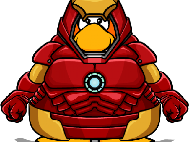 Iron Man Clipart Wikia - Club Penguin Superhero Codes - Png Download (640x480), Png Download