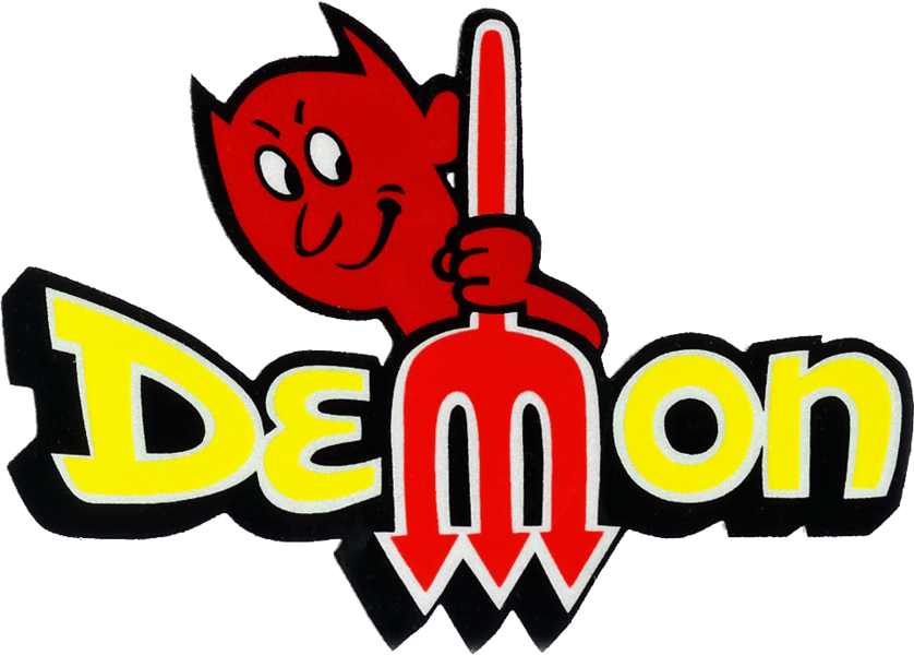 838 X 600 19 0 - Classic Dodge Demon Logo Clipart (838x600), Png Download