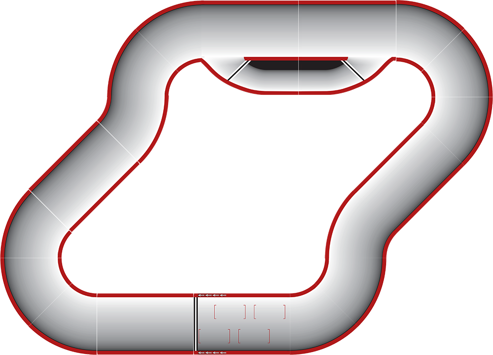 Race Track Png Image Background - Race Track With No Cars Clipart (1000x719), Png Download