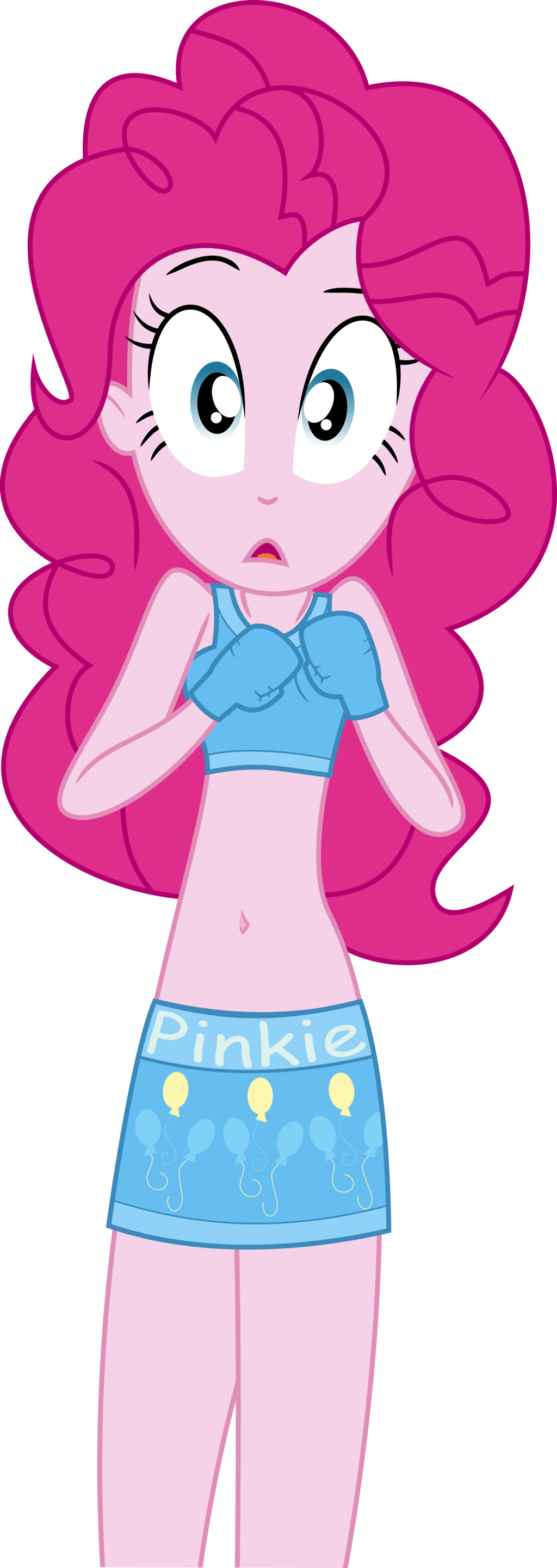 Punching Bag Png Vectors - Pinkie Pie Boxing Clipart (1024x2880), Png Download