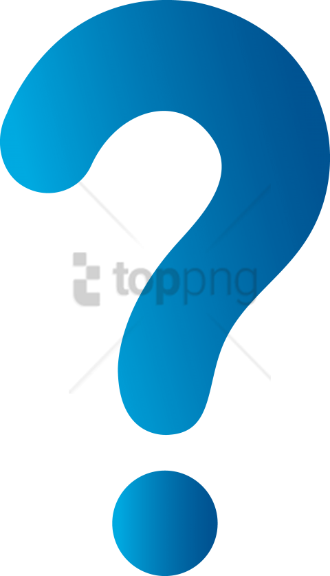 Free Png Question Mark Clipart Png Png Image With Transparent - Blue Question Mark (480x837), Png Download