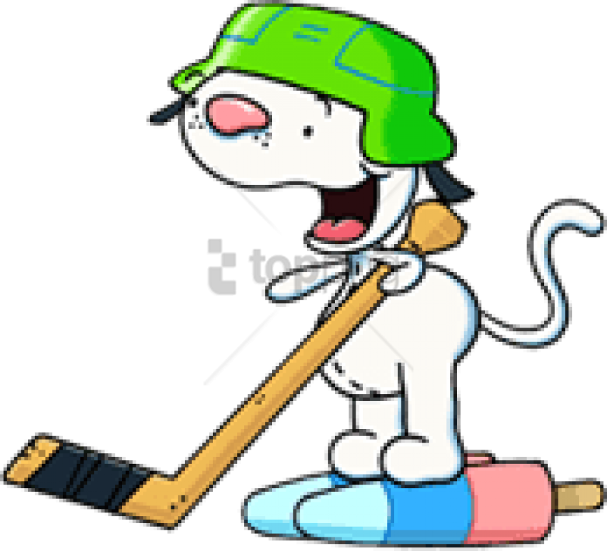 Free Png Download Binoo Playing Ice Hockey Clipart - Binoo Playing Hockey Transparent Png (850x772), Png Download