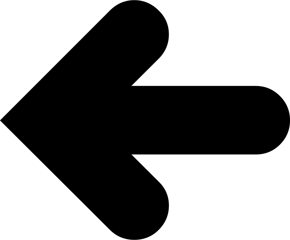 Png File Svg - Arrow Icon Silhouette Png Clipart (980x814), Png Download