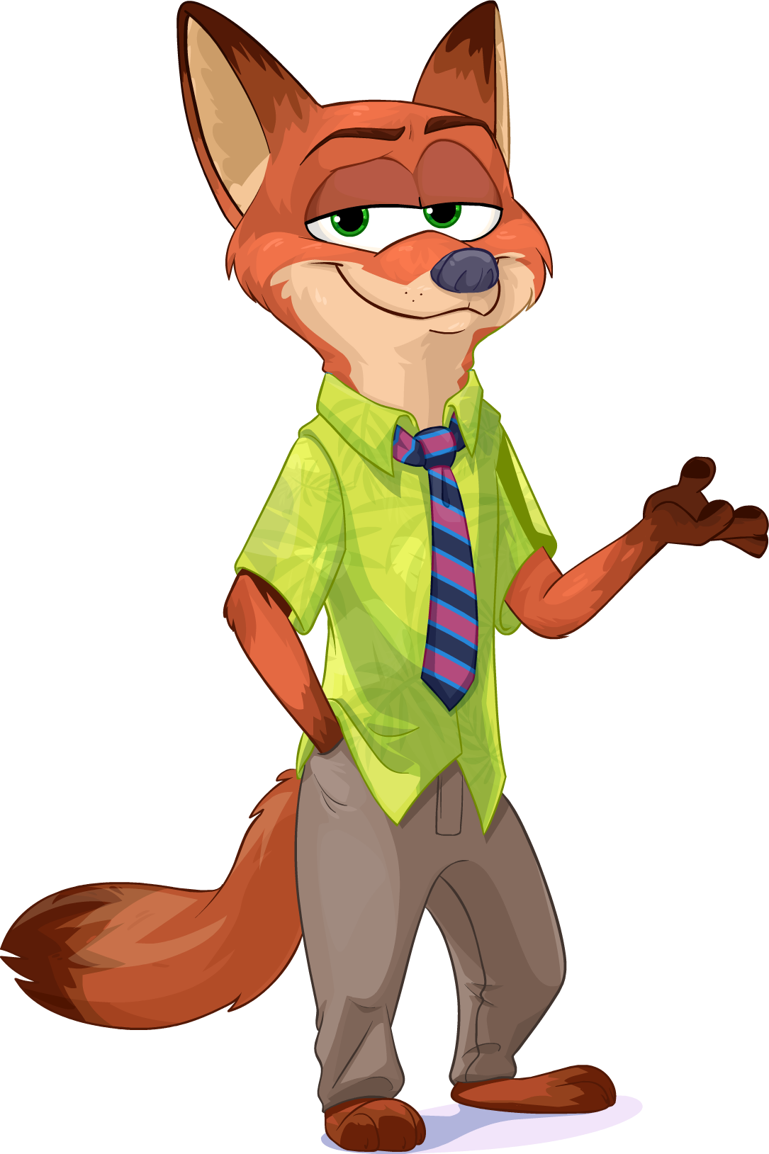 Nick Wilde Disney Wiki Fandom Powered By Wikia - Club Penguin Nick Wilde Clipart (1085x1629), Png Download