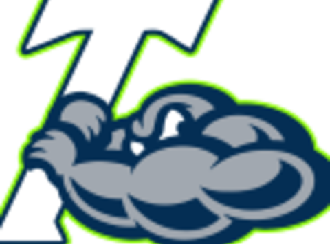 Thibodaux Thunder - Thunder Baseball Clipart (480x355), Png Download