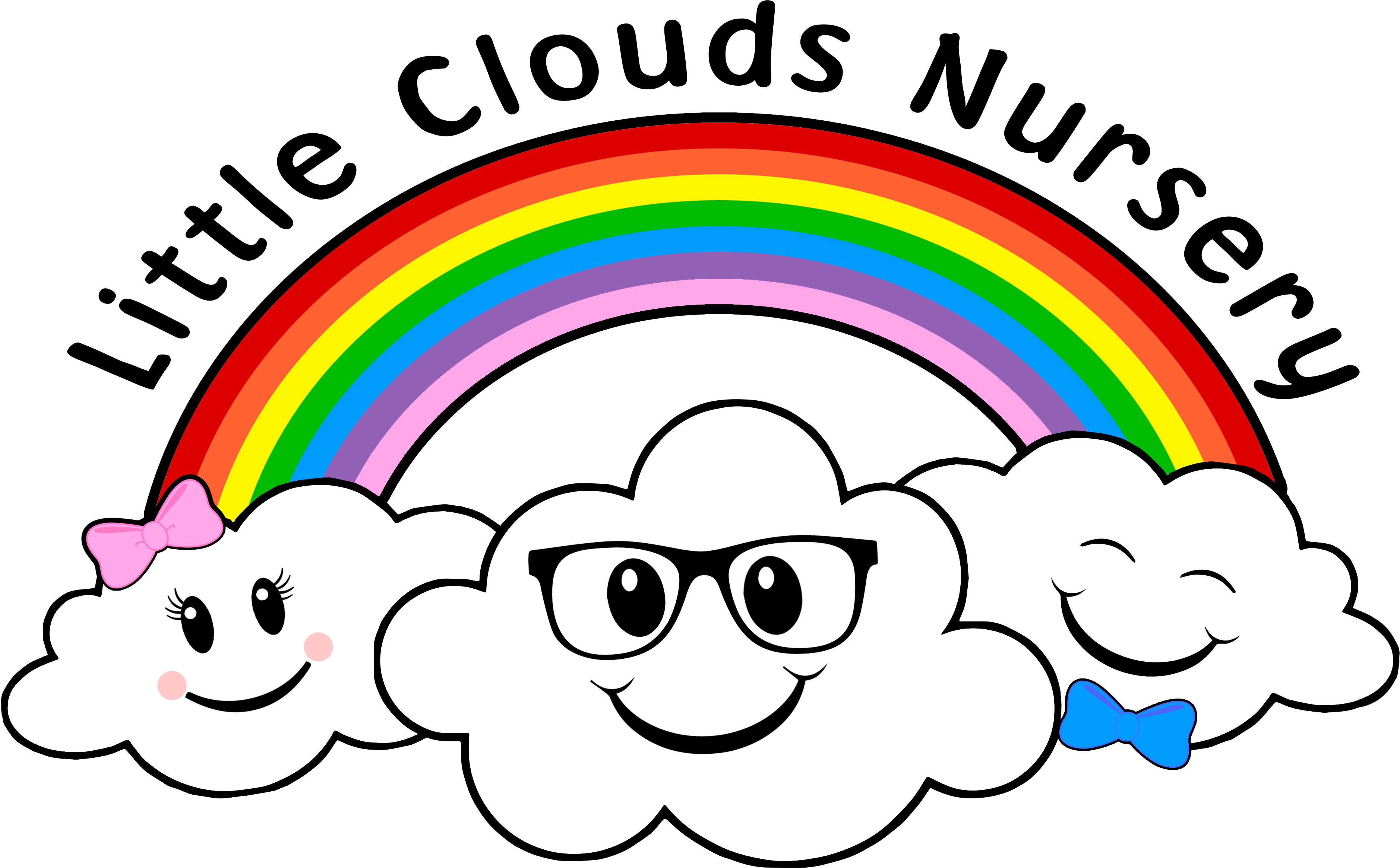 Little Clouds Nursery Clipart (4500x3000), Png Download