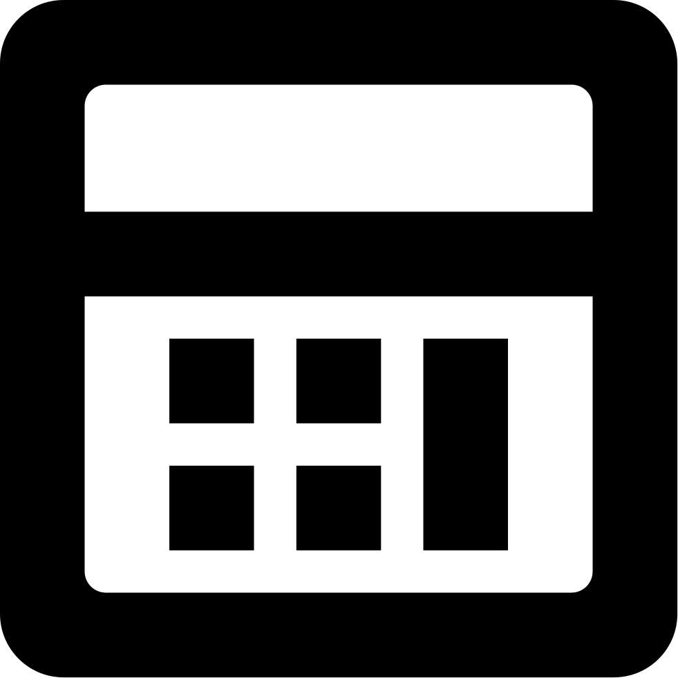 Png File Svg - Simbolo De Calculadora Clipart (981x981), Png Download