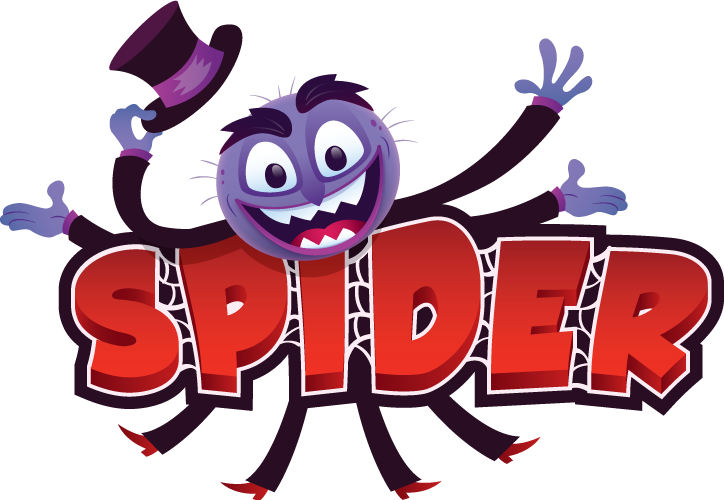 Picture Library Library Spider Luna Park Melbourne - Cartoon Clipart (724x500), Png Download