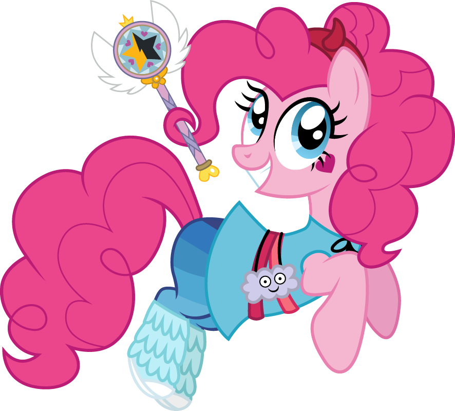 Dust Clipart Star Disney - Star Butterfly Disney Pinkie Pie - Png Download (886x800), Png Download