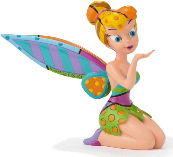 Disney's Tinker Bell Mini Fig By Britto - Tinkerbell Blowing A Kiss Clipart (600x600), Png Download