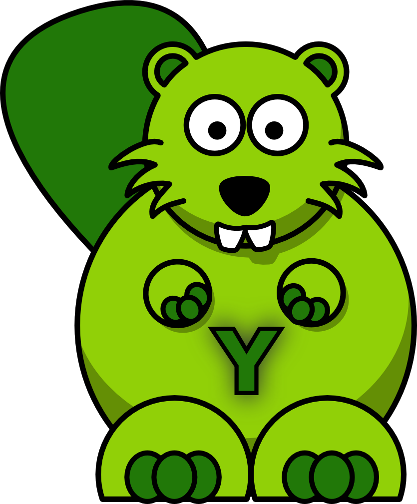 The Eager Beaver - Clipart Cartoon Beaver - Png Download (835x1009), Png Download