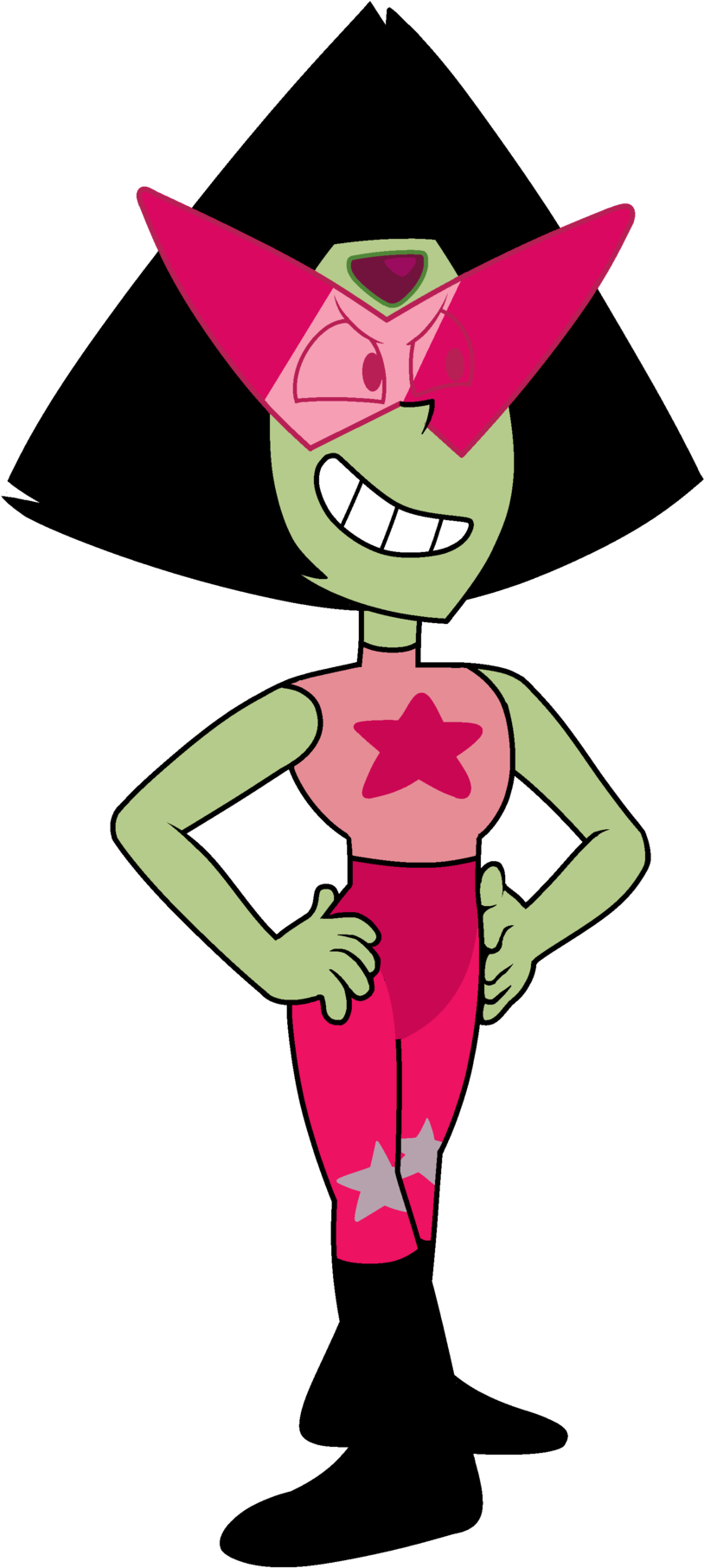 Invader Peridot [[more]]now With Bonus Limb Enhancers - Steven Universe Peridot Reformed Clipart (1008x1920), Png Download