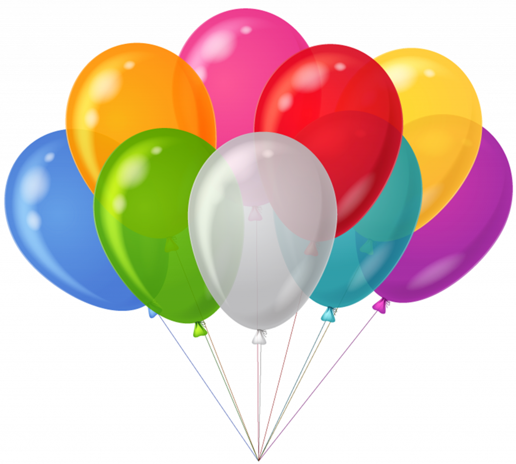Download Balloons Clip Art - Transparent Balloons Clip Art - Png Download (1024x921), Png Download