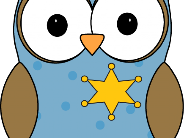 Police Clipart Owl - Owl Monitor Clipart - Png Download (640x480), Png Download