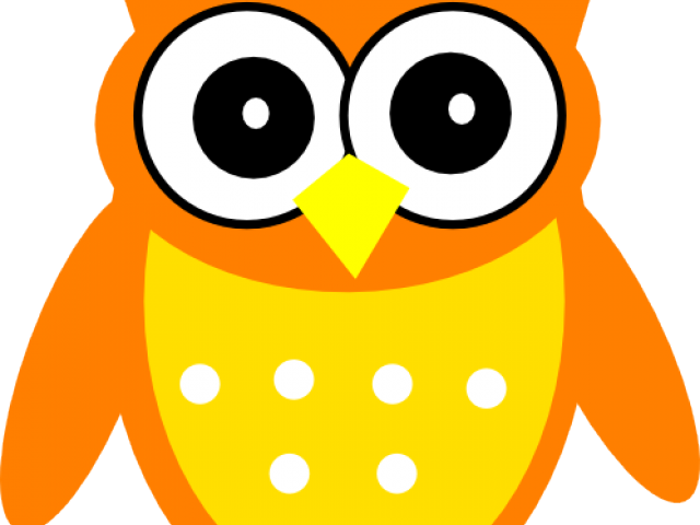 Owl Clipart Question - Clip Art Red Owl - Png Download (640x480), Png Download