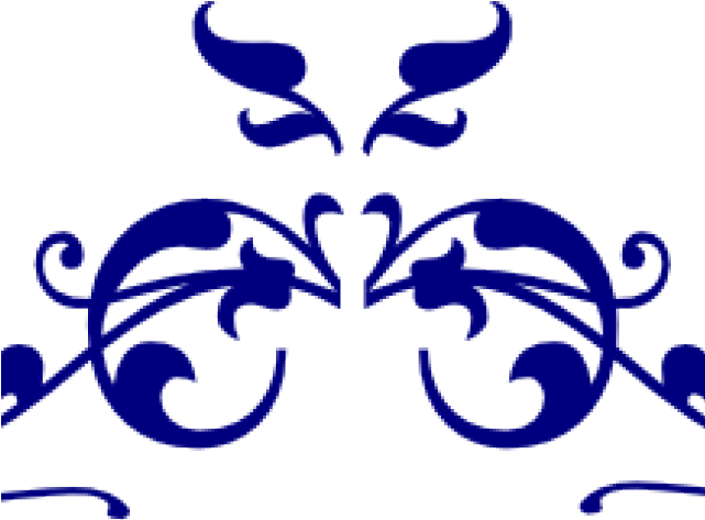 Dark Blue Clipart - Decorative Elements Clip Art - Png Download (640x480), Png Download