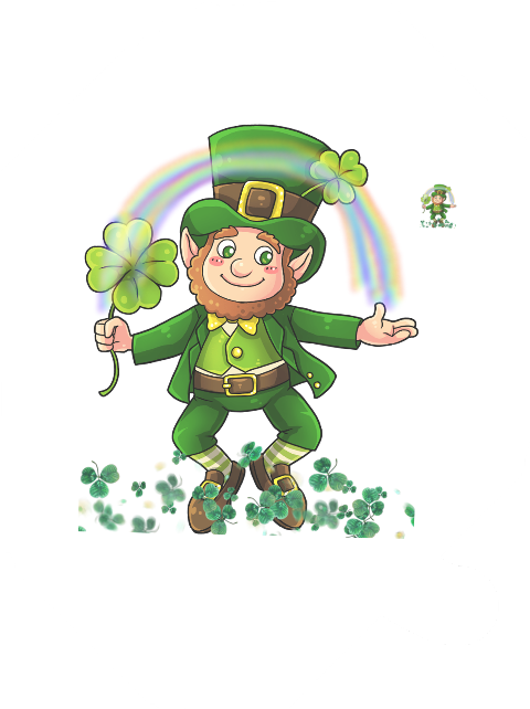 Leprechaun Clipart Transparent Background - Png Download (480x642), Png Download