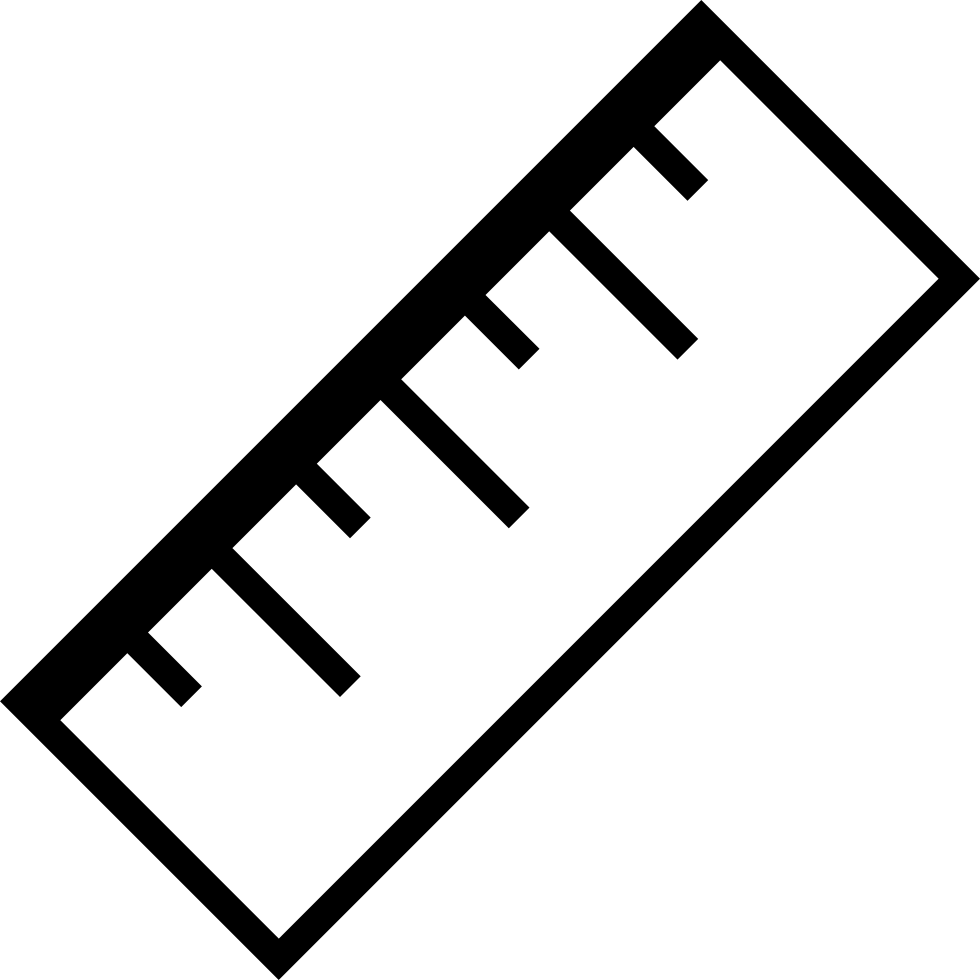 Png File - Icon Ruler Clipart (980x980), Png Download