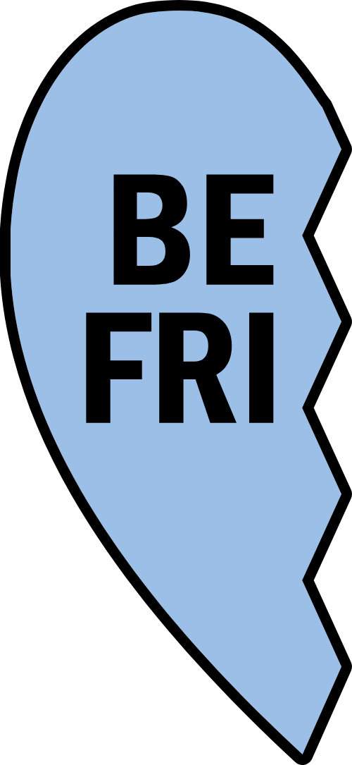 Best Friend Heart Youth Full-zip Hooded Sweatshirt - Graphics Clipart (500x1085), Png Download