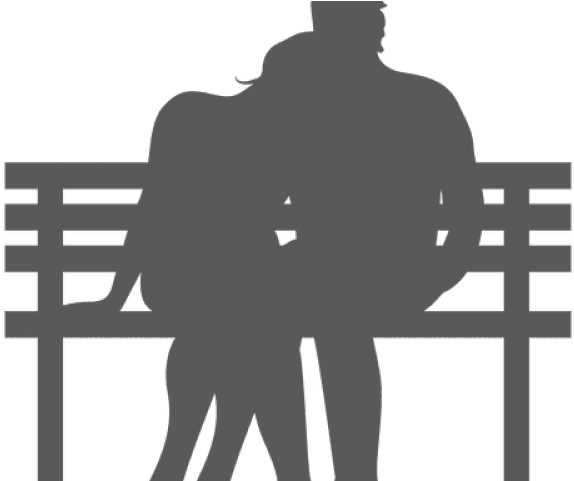 Bench Clipart Svg - Silhouette - Png Download (640x480), Png Download