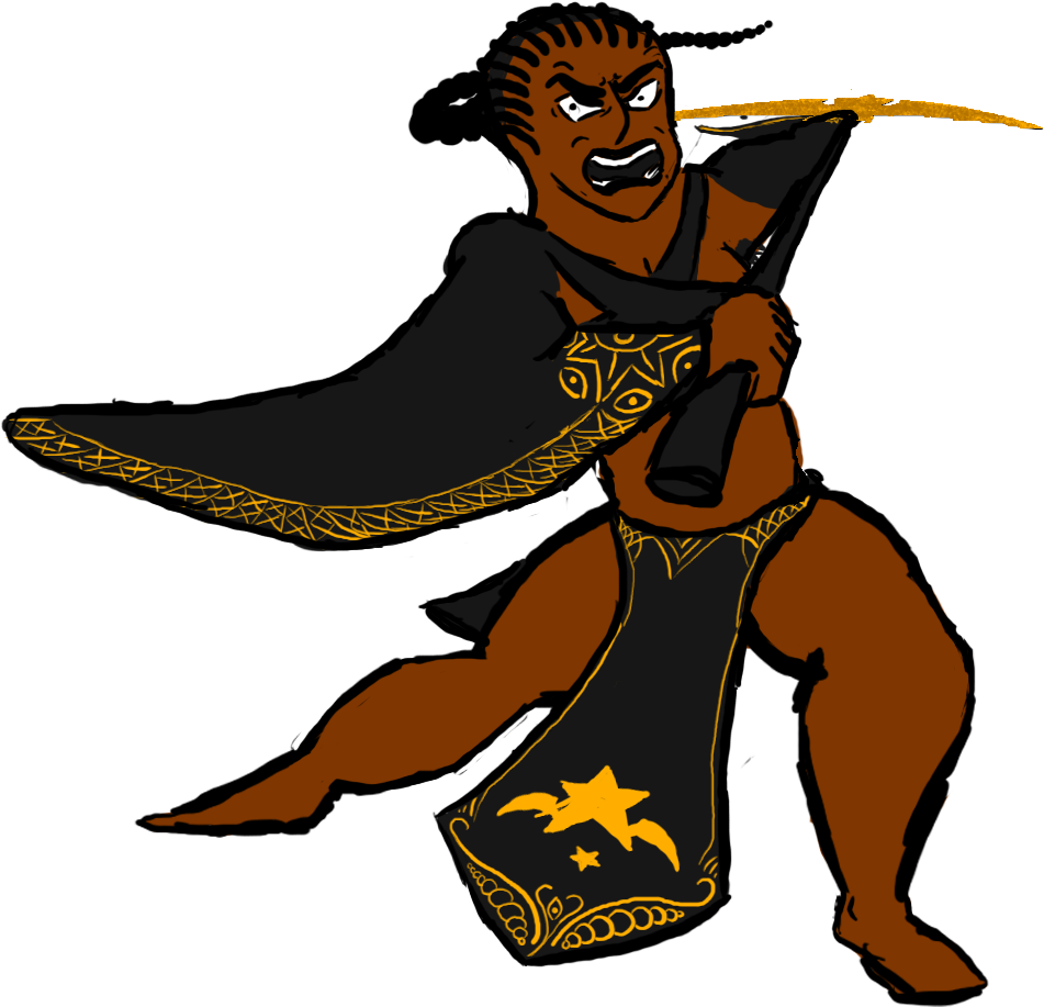 “ Mizar The Empress From A Better Birthright, In Her - Cartoon Clipart (1063x975), Png Download