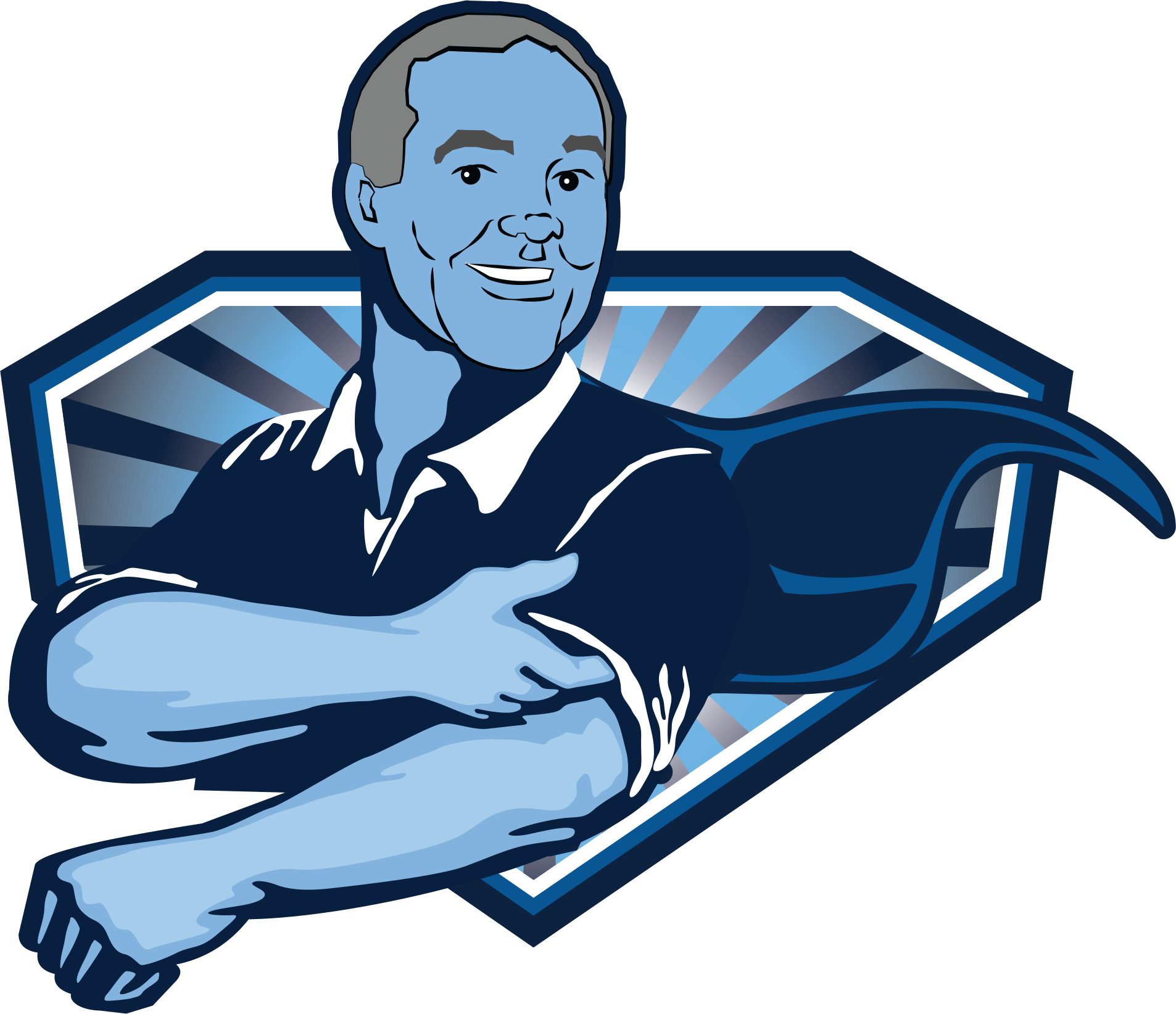 Supurban Man Dad - Cartoon Clipart (1906x1644), Png Download