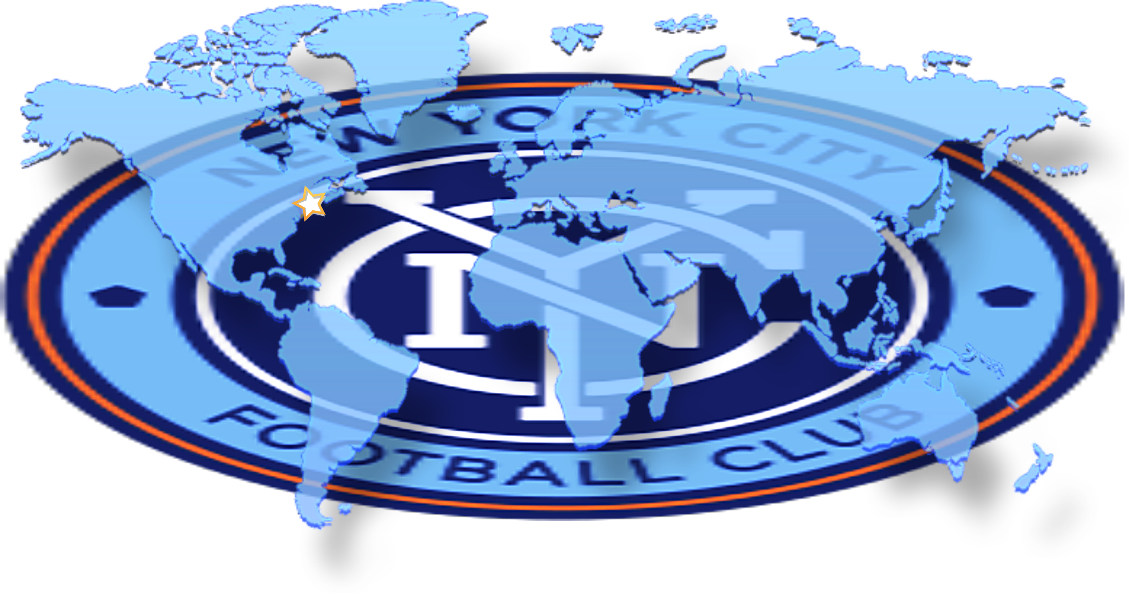 Nycfc Worldwide David Villa, Andrea Pirlo, Yankee Stadium, Clipart (3780x1970), Png Download