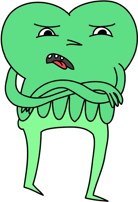 Disgust - Cartoon Clipart (510x728), Png Download