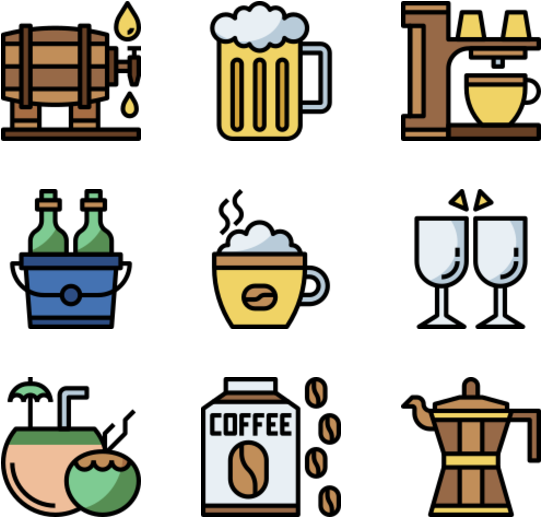 Drinks Clipart (600x564), Png Download