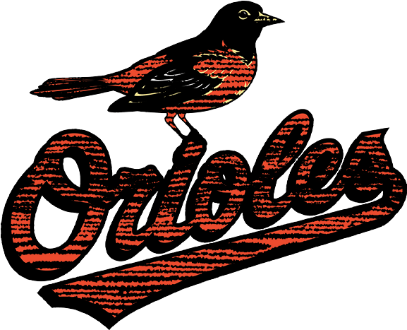 Baltimore Orioles 2009-present Primary Logo Distressed - Robin Clipart (822x1086), Png Download