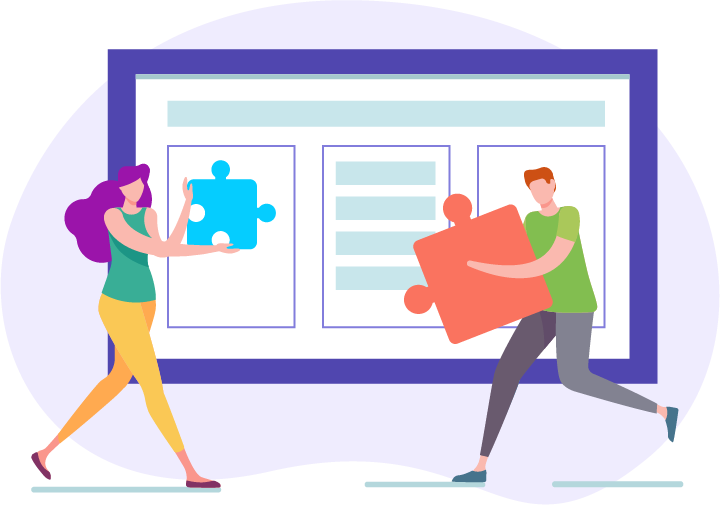 Puzzle Advertising * - Web Design Clipart (720x505), Png Download