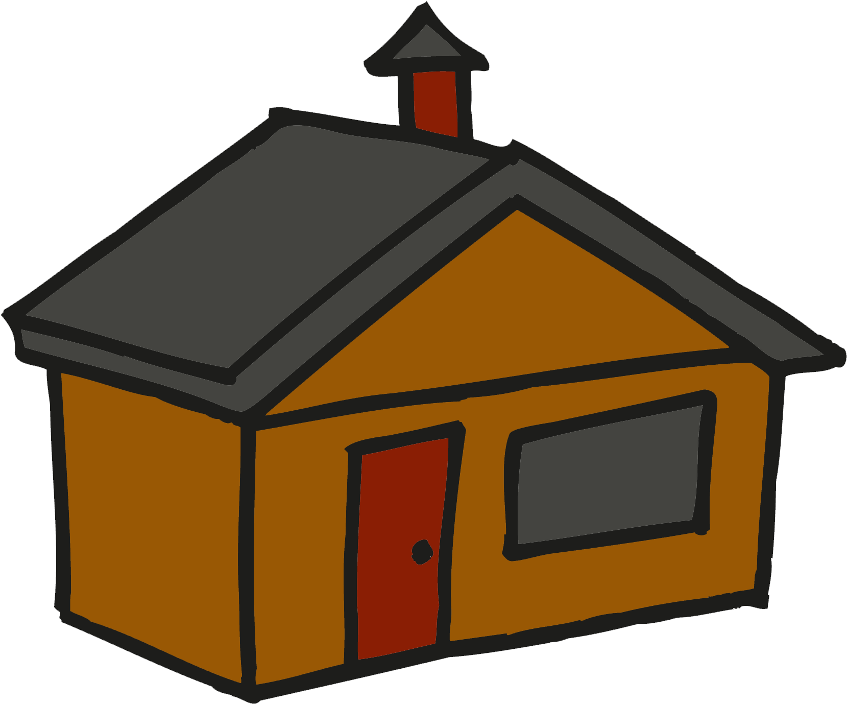 House-image - Cartoon Clipart (1704x1432), Png Download