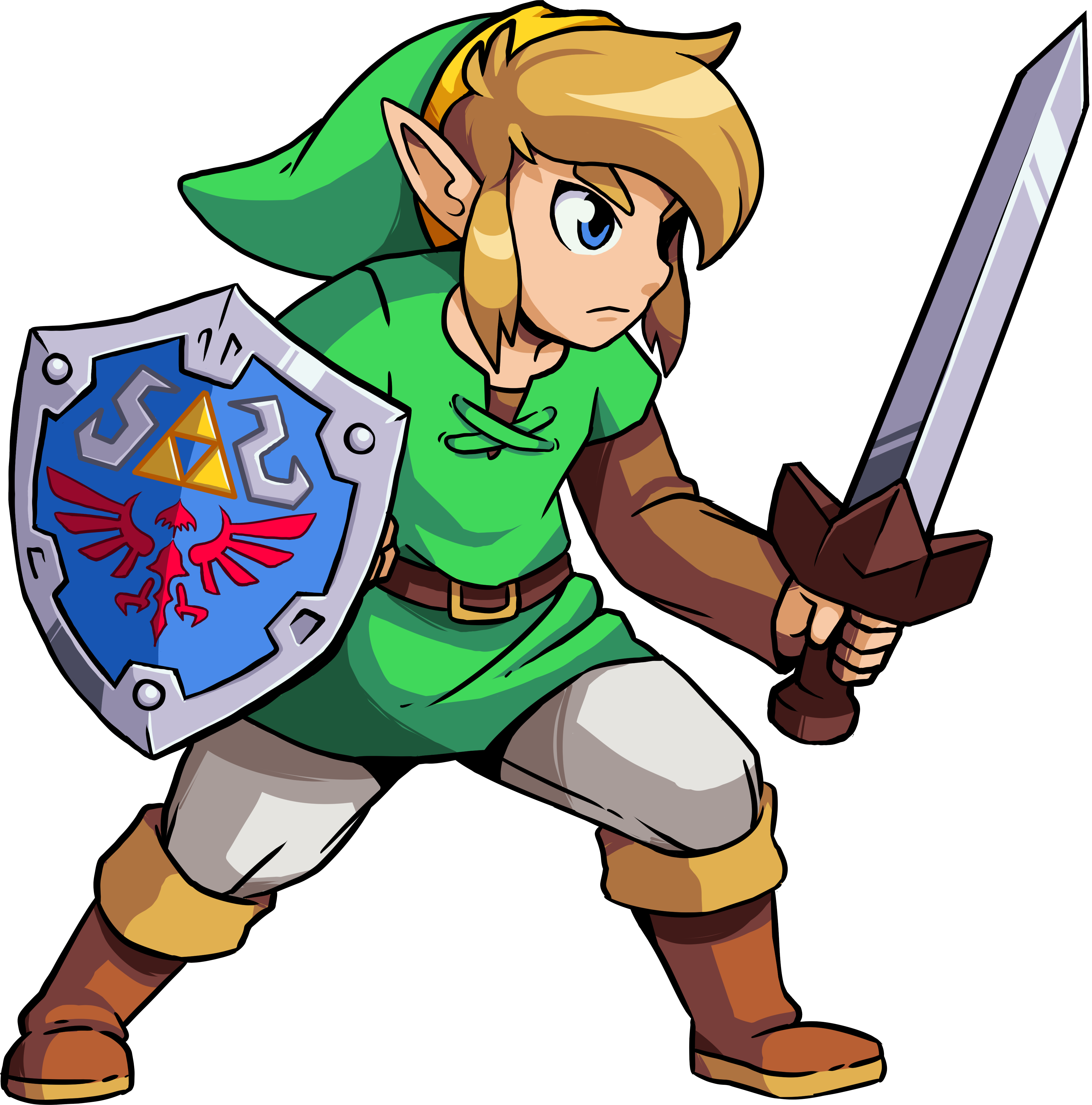 Cadence Of Hyrule - Cadence Of Hyrule Zelda Clipart (3786x3830), Png Download