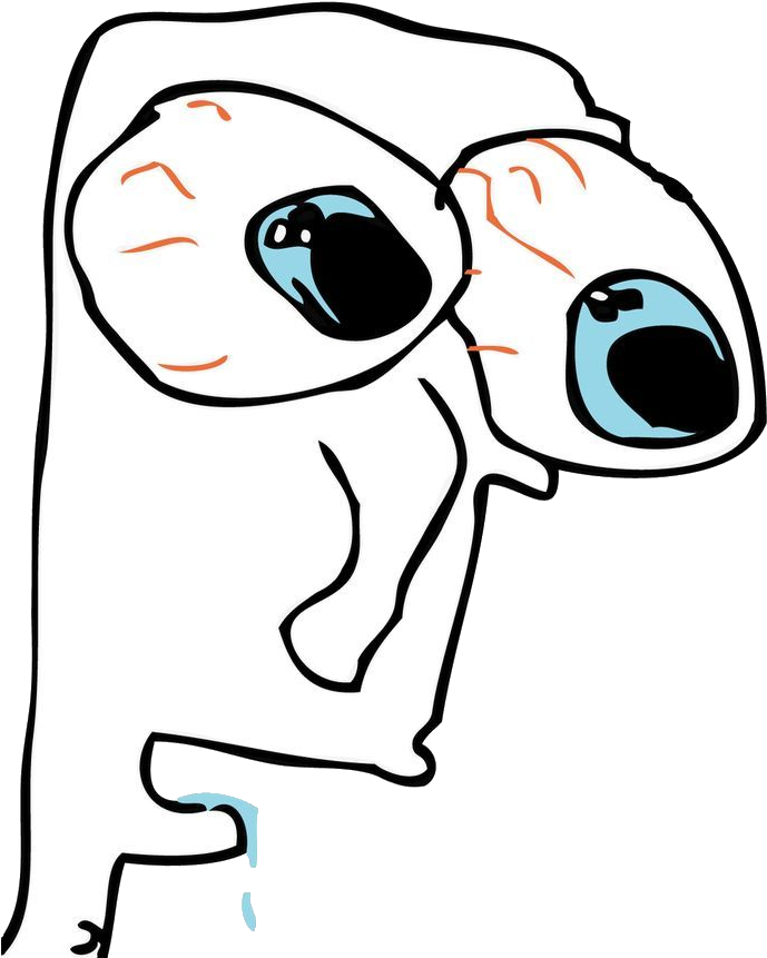 239 Kb Png Rage Comic Surprised Face Clipart Full Size Clipart