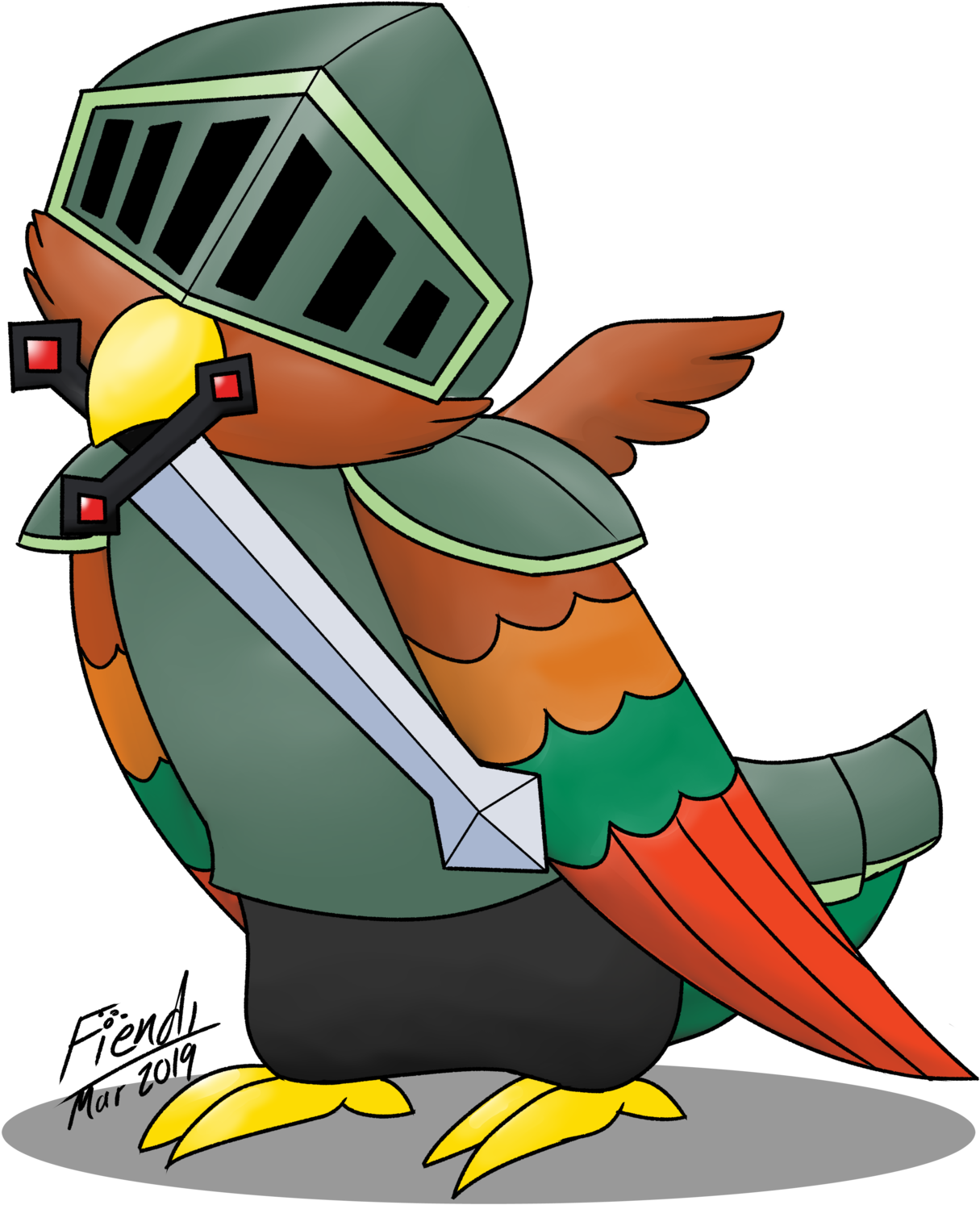 “ Sir Birbodile Is Coming To Your Aide It's Been A - Cartoon Clipart (1280x1531), Png Download