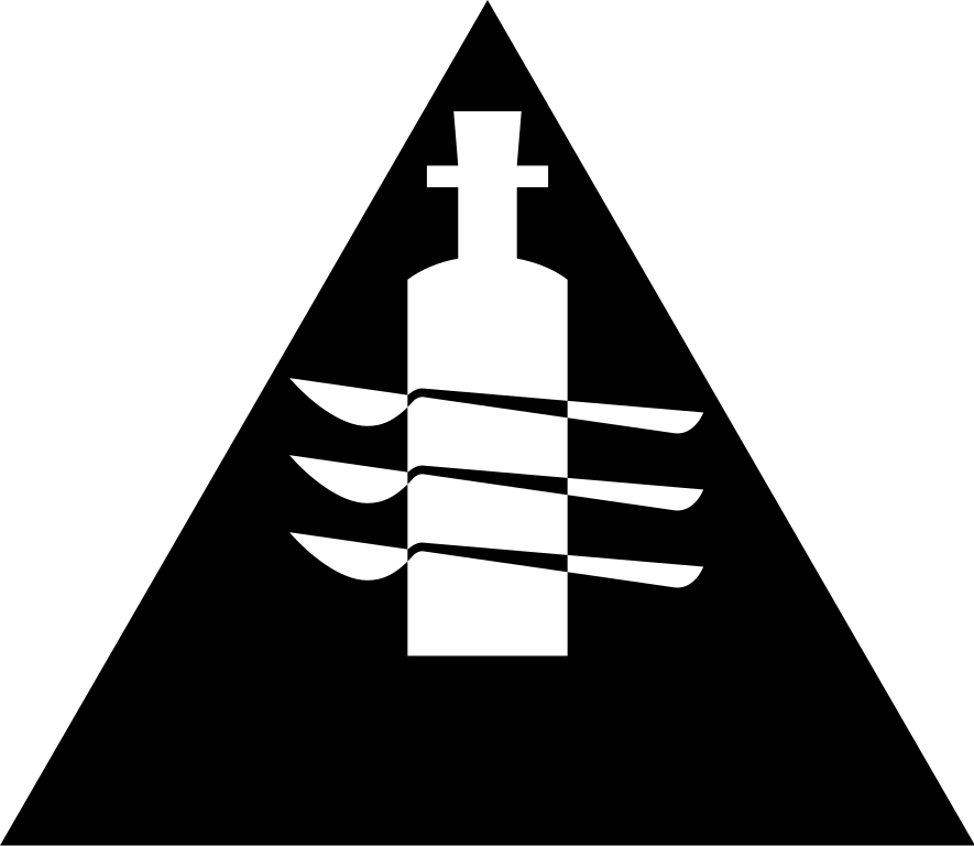 Apotheken-logo 1929 Rudolf Weber - Drei Löffel Flasche Clipart (885x768), Png Download