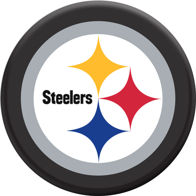 Nfl Helmet Popsockets Grip - Pittsburgh Steelers Logo Clipart (1000x1000), Png Download