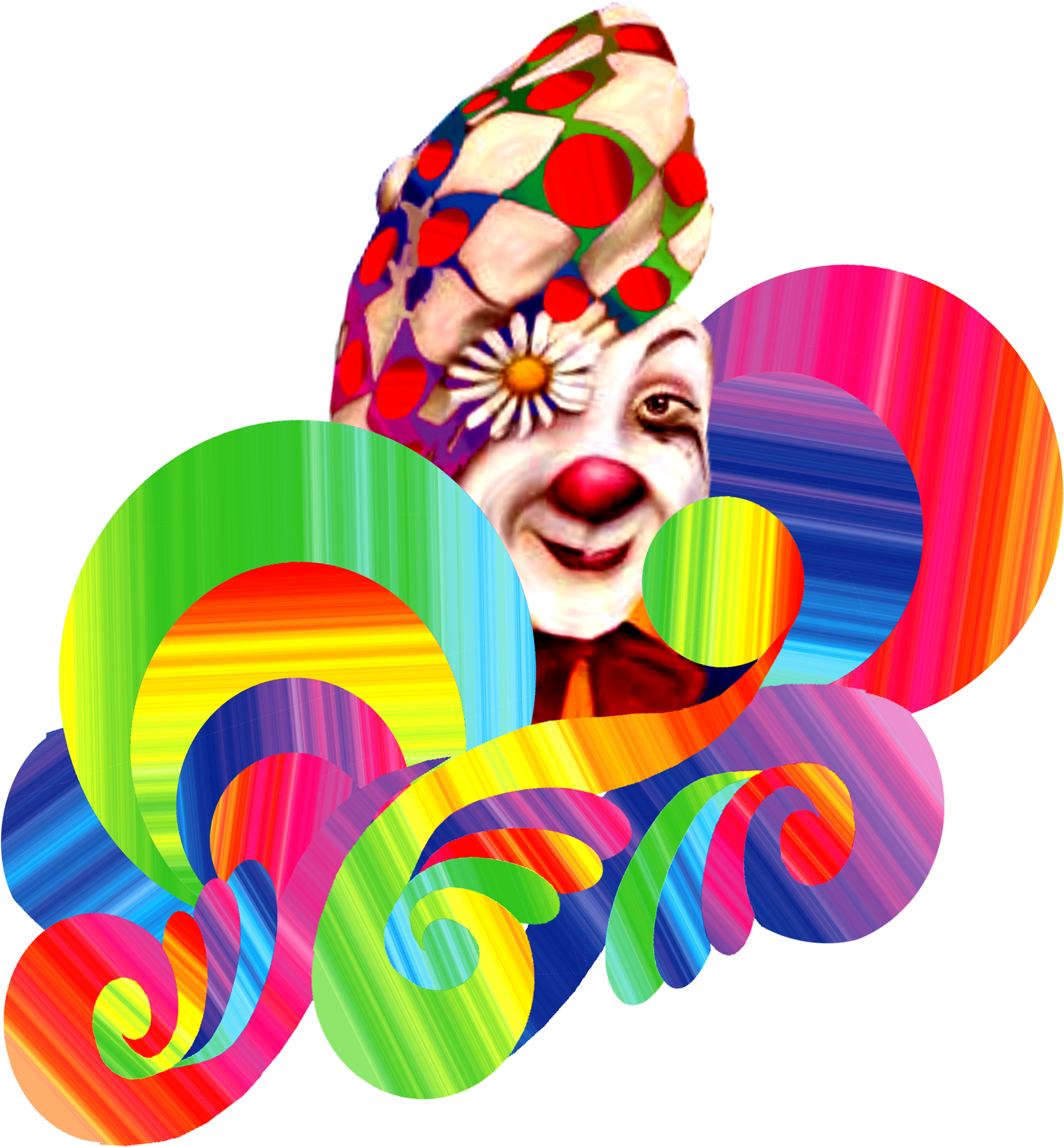 Poste 6 A - Palhaços Clipart (3035x3248), Png Download