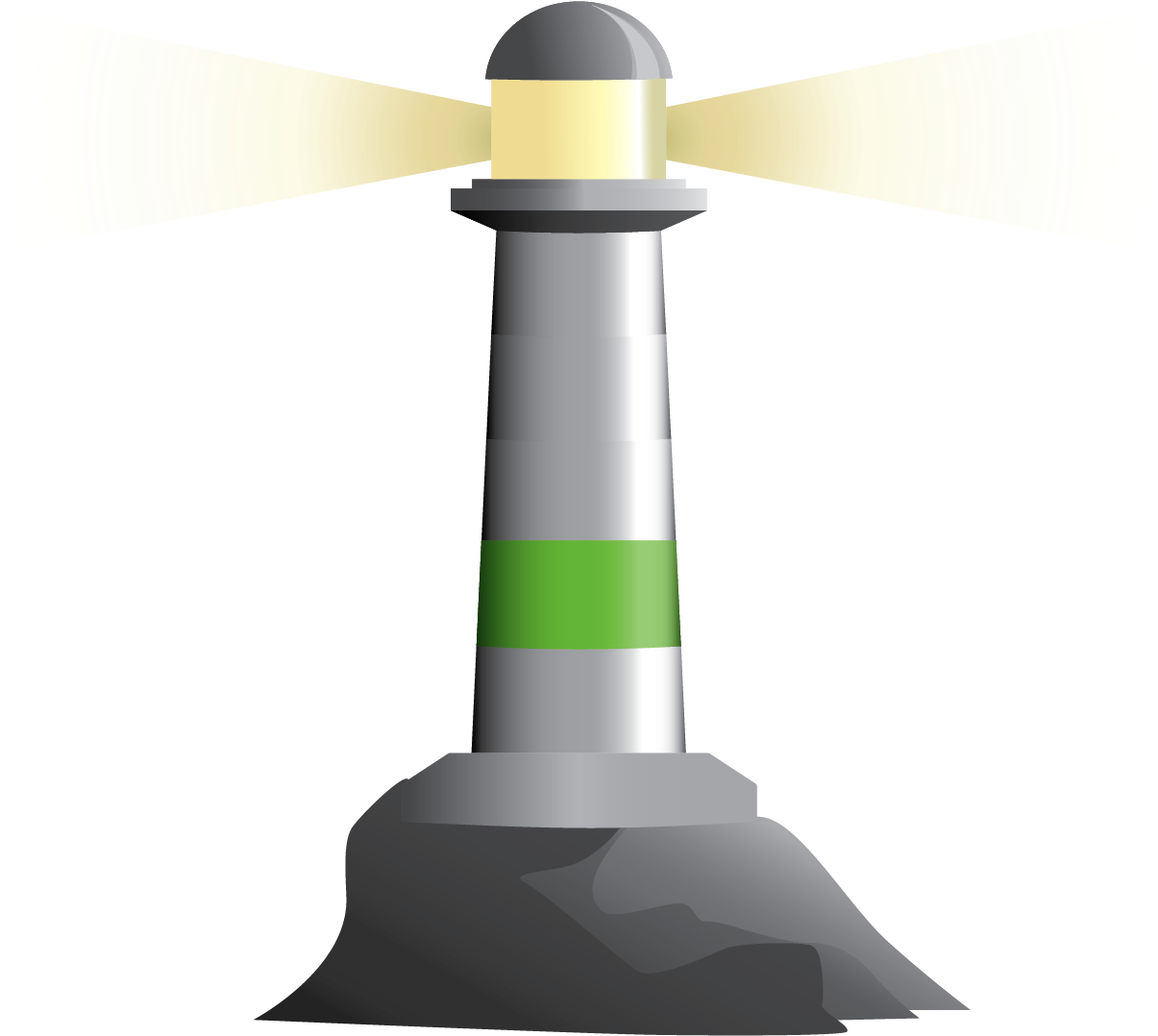 Lighthouse Clipart (1298x1079), Png Download