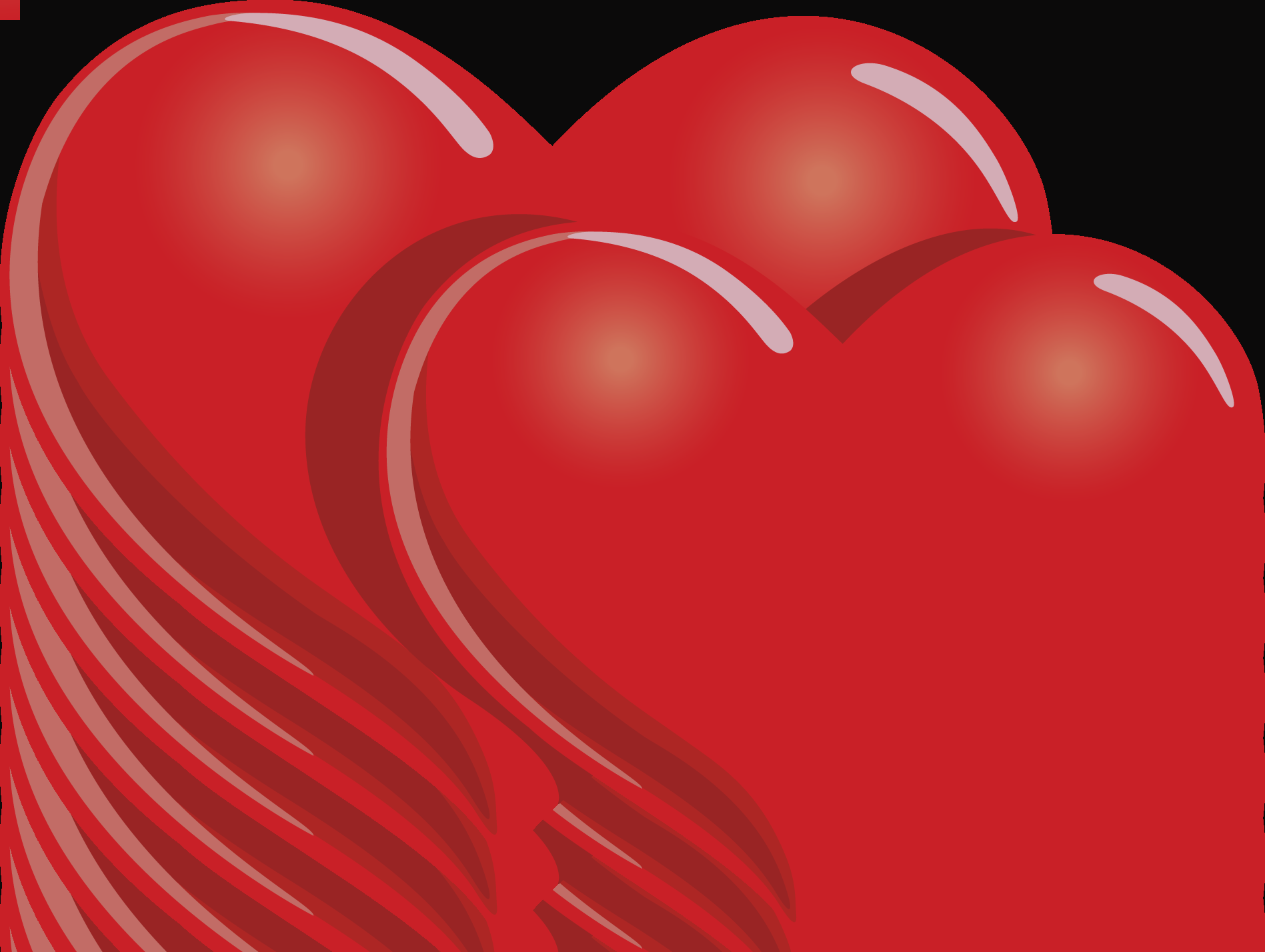 Heart Clipart (1897x1428), Png Download