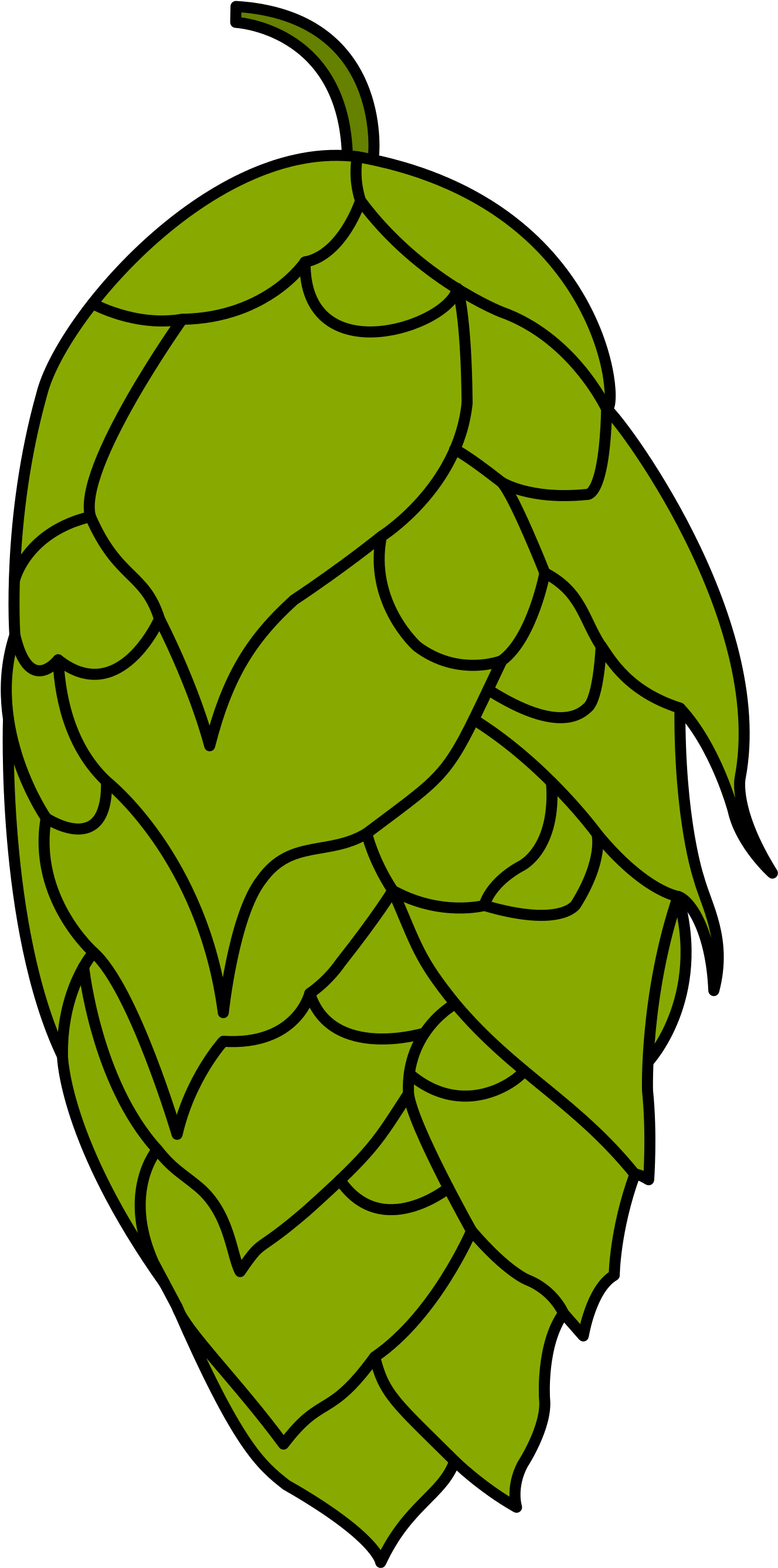 File Hopfendolde Wikimedia Commons Open - Hopfendolde Grafik Clipart (2000x2828), Png Download