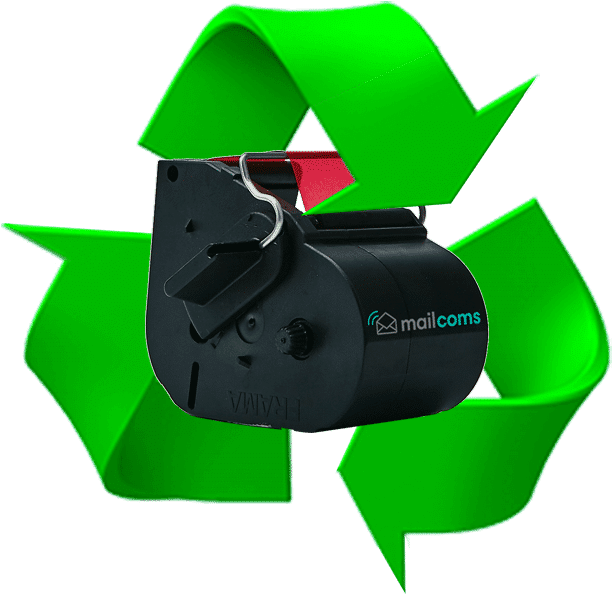 Frama Ecomail Red Refill Ink Cartridge - Waste Management Clipart (611x650), Png Download