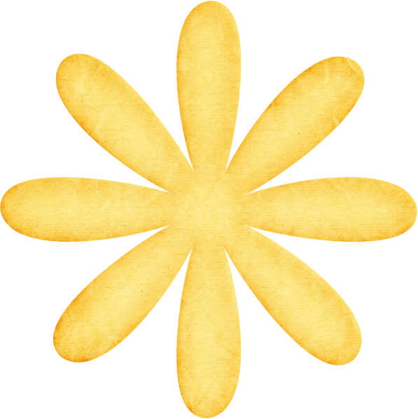 B *✿* Happy Camper Flower Clipart, Flower Petals, Flower - Flower - Png Download (597x598), Png Download