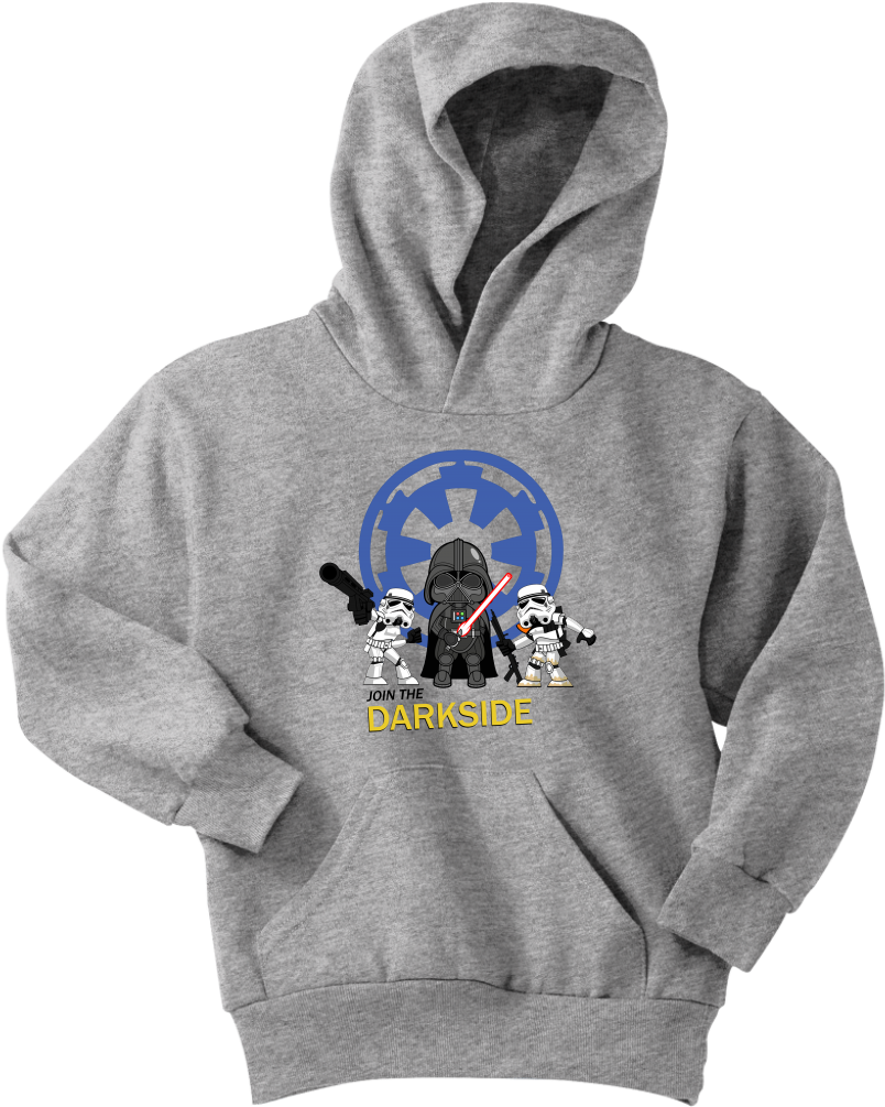Star Wars Darth Vader And Storm Trooper Chibi Unique - Sweatshirt Clipart (1024x1024), Png Download