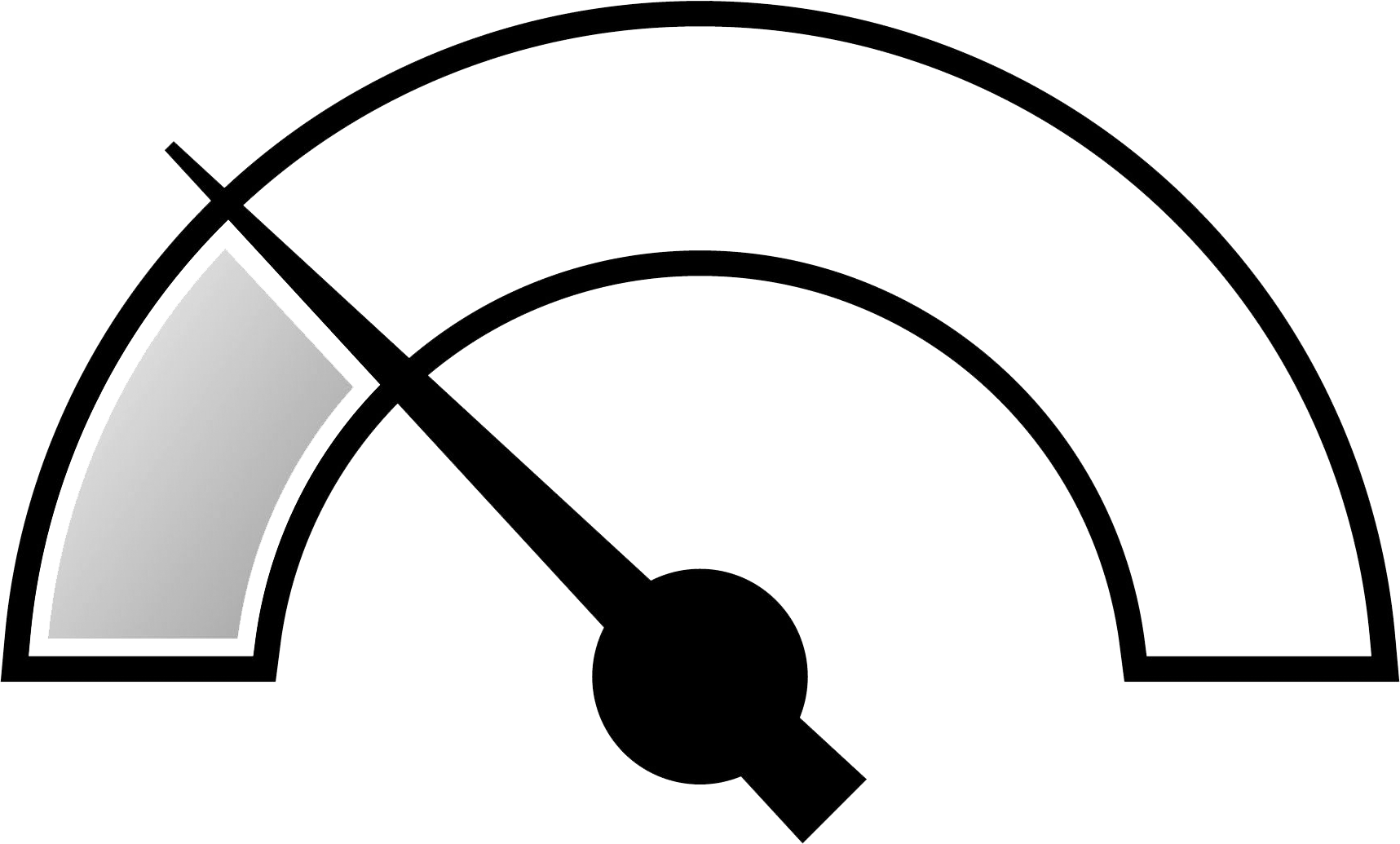 Low - Pressure Gauge Clip Art - Png Download (1717x1035), Png Download