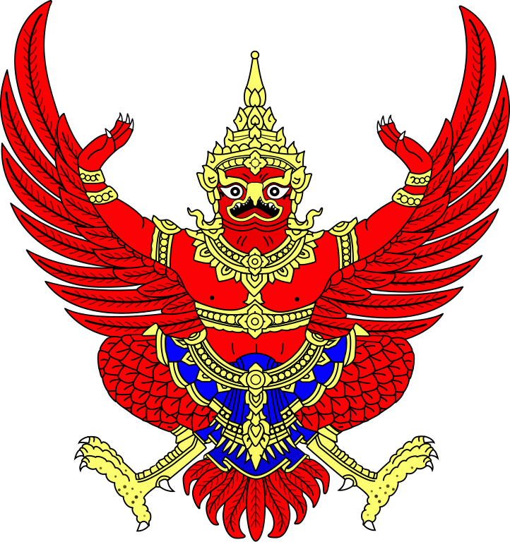 Thai Garuda Emblem - Thailand Emblem Clipart (722x768), Png Download