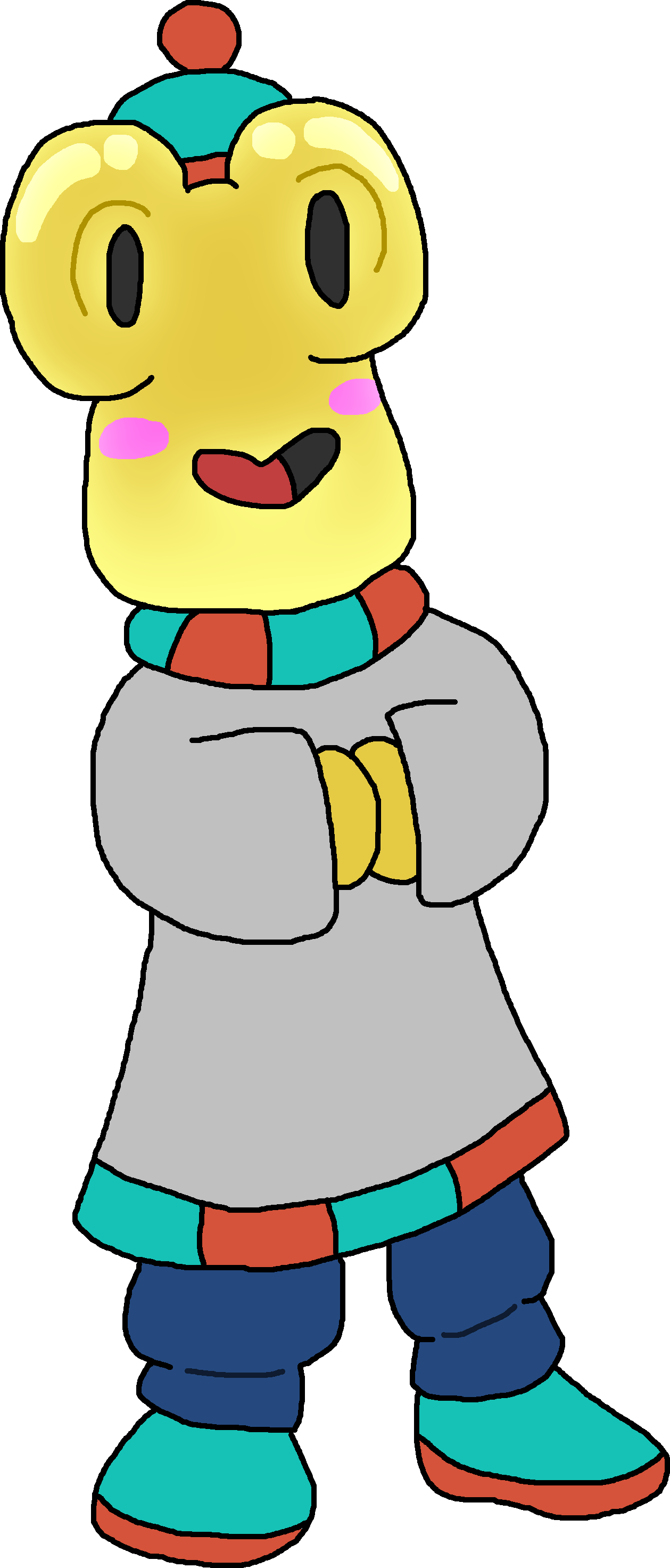 Prin, Echo's Assistant - Cartoon Clipart (1259x2944), Png Download