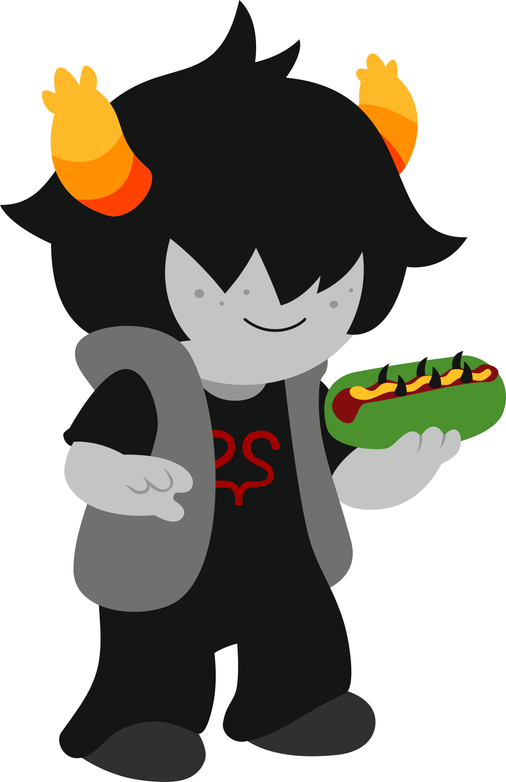 Hiveswap Troll Call Diemen Clipart (990x1528), Png Download